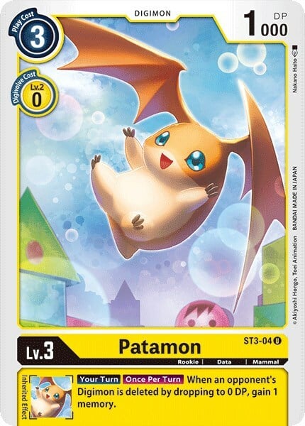Patamon Card Front
