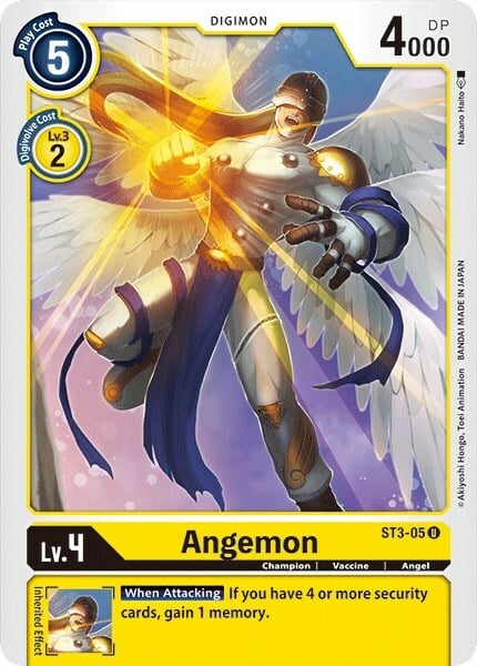 Angemon Card Front