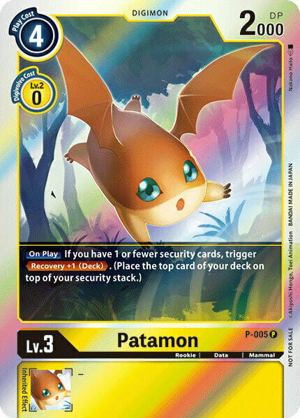 Patamon Card Front