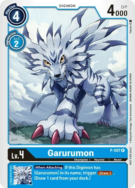Garurumon Card Front