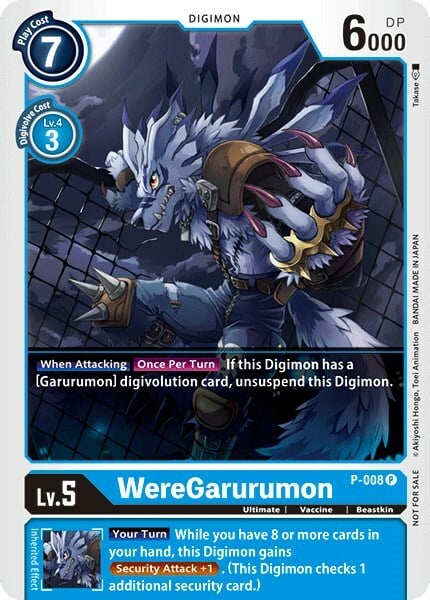 WereGarurumon Card Front