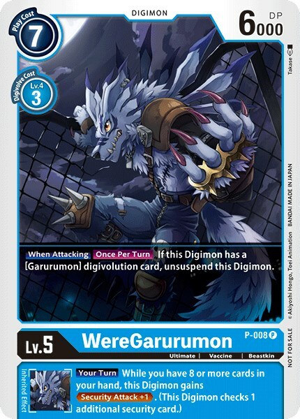 WereGarurumon Card Front