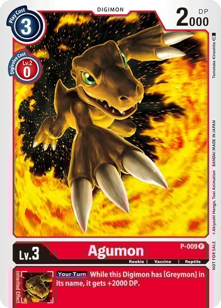 Agumon Card Front