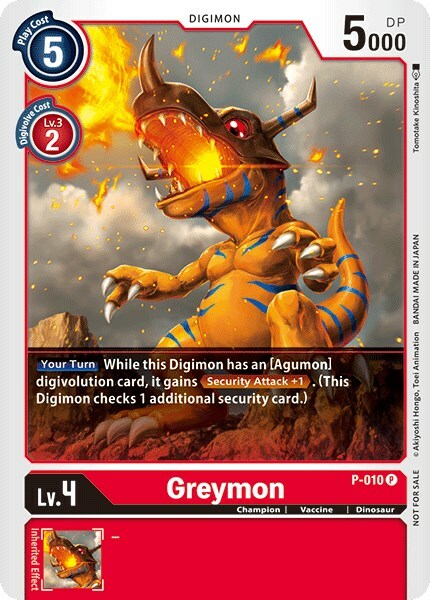 Greymon Card Front