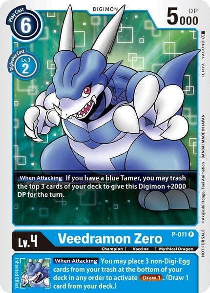 Veedramon Zero Card Front