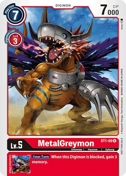 MetalGreymon Card Front