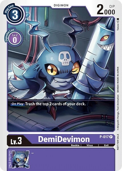 DemiDevimon Card Front
