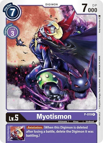 Myotismon Card Front