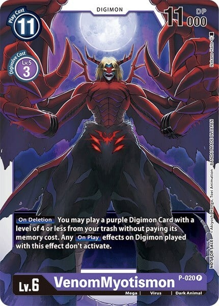 VenomMyotismon Card Front