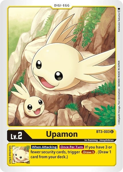 Upamon Card Front