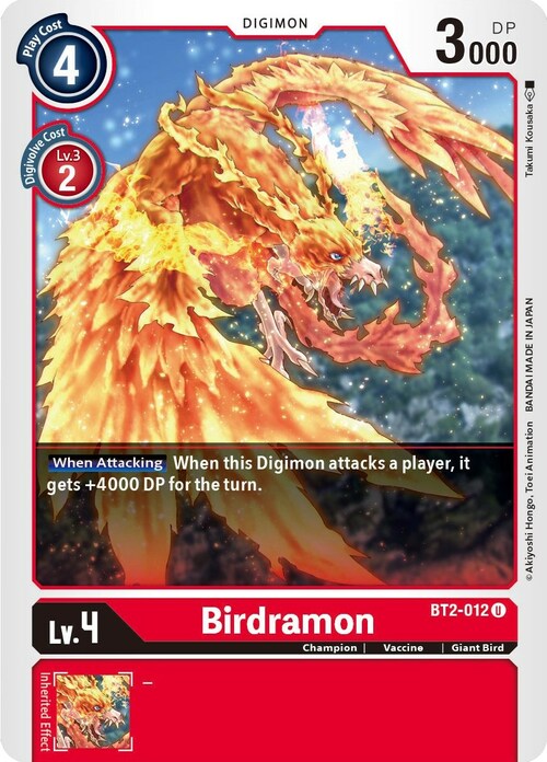 Birdramon Card Front