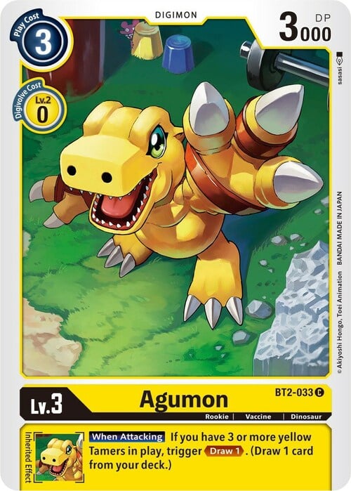 Agumon Card Front