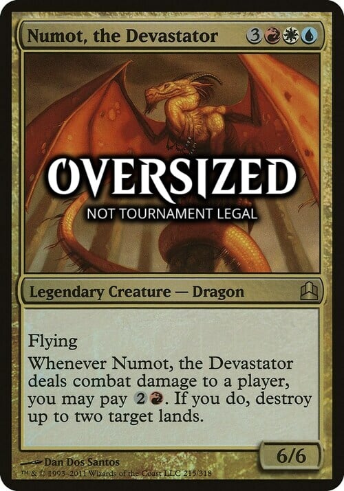 Numot, the Devastator Card Front