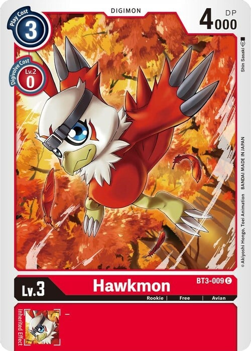 Hawkmon Card Front