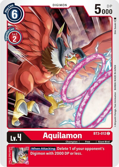 Aquilamon Card Front