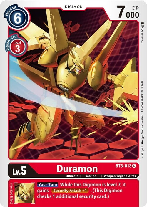 Duramon Card Front