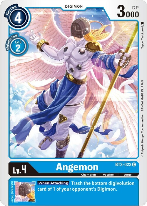 Angemon Card Front