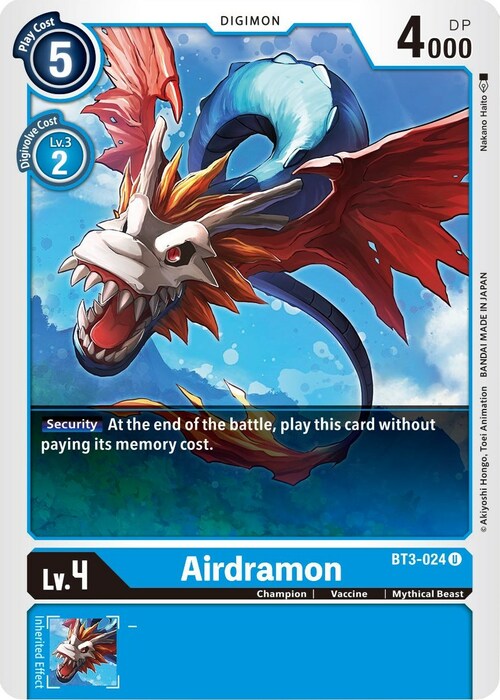 Airdramon Card Front