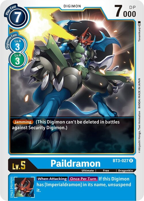 Paildramon Card Front