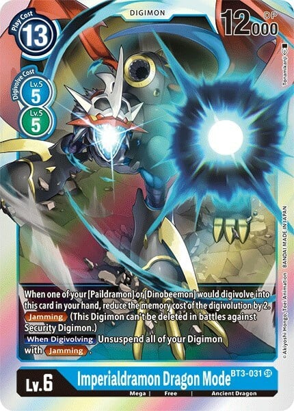 Imperialdramon Dragon Mode Card Front
