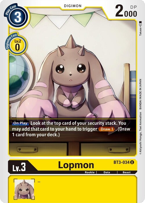 Lopmon Card Front