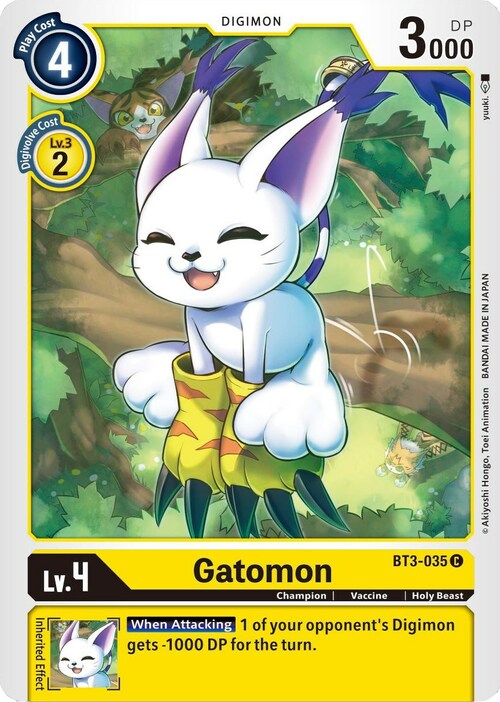 Gatomon Card Front