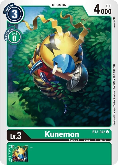 Kunemon Card Front