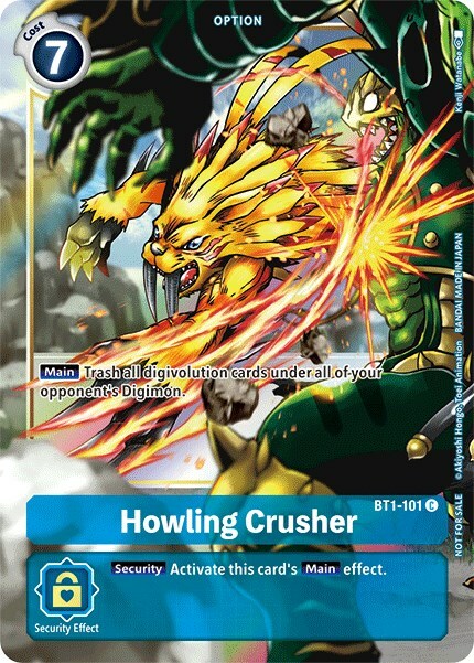 Howling Crusher Card Front