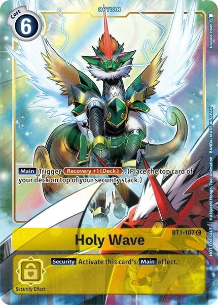 Holy Wave Card Front