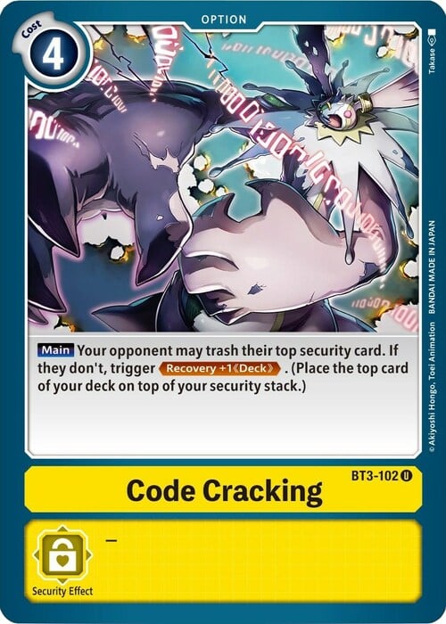 Code Cracking Card Front