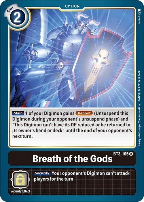Breath of the Gods Card Front