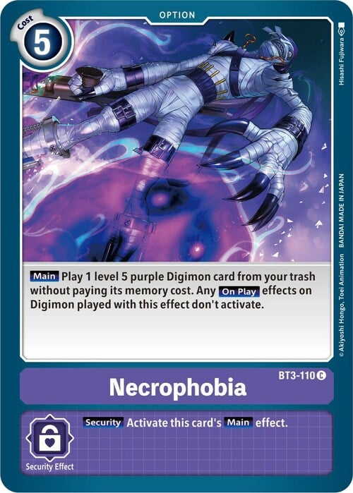 Necrophobia Card Front