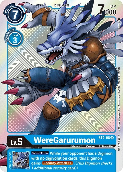 WereGarurumon Card Front