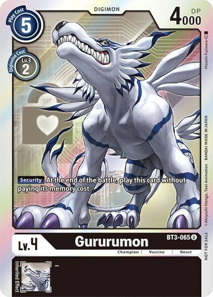 Gururumon Card Front