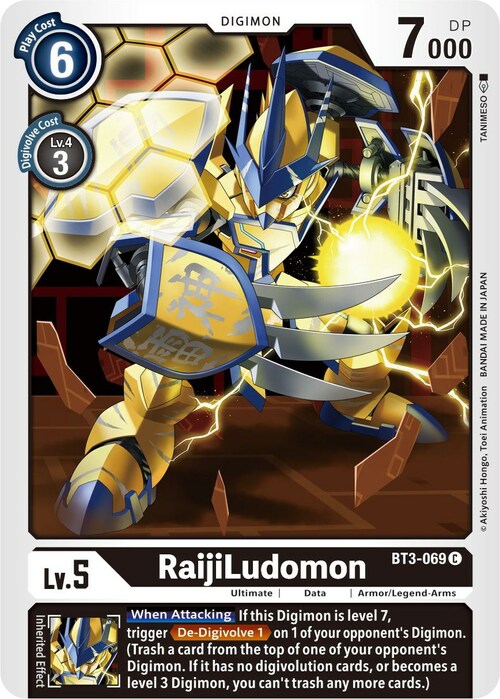 RaijiLudomon Card Front