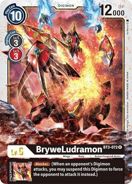 BryweLudramon Card Front