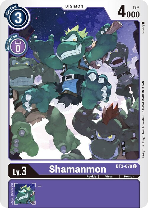 Shamanmon Card Front