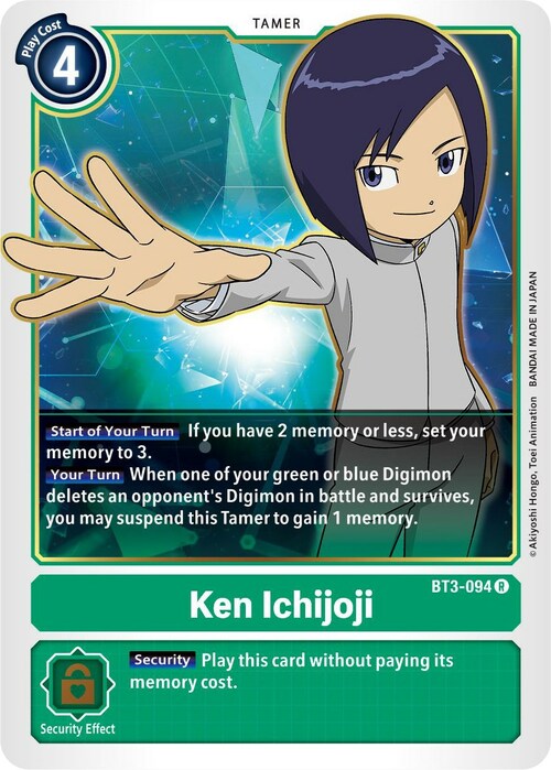 Ken Ichijoji Card Front