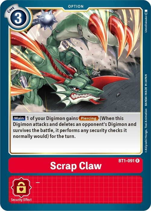 Scrap Claw Card Front