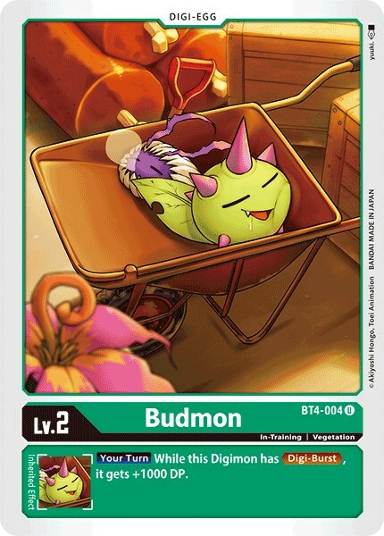 Budmon Card Front