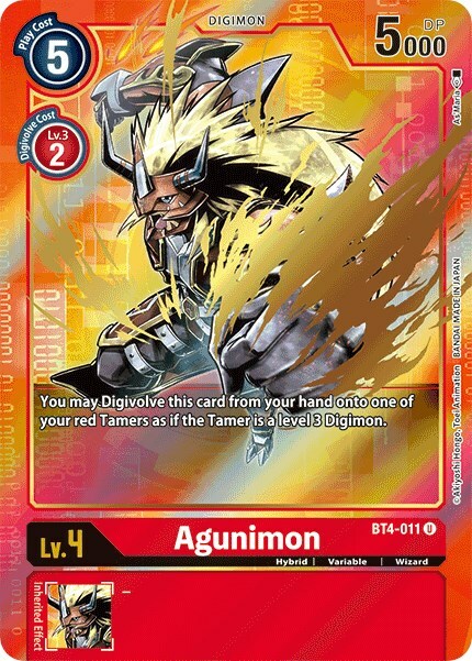 Agunimon Card Front