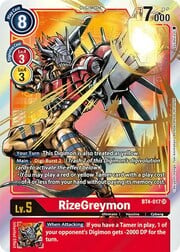 RizeGreymon · Alternate Art BT4-017P1