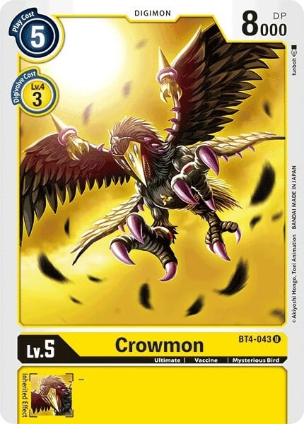 Crowmon Card Front