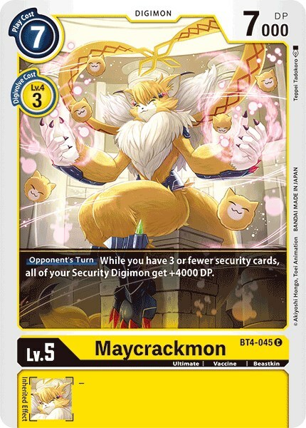 Maycrackmon Card Front