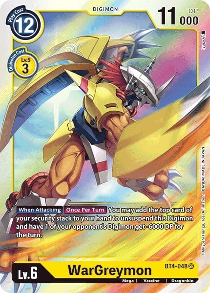 WarGreymon Card Front