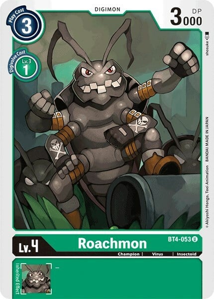 Roachmon Card Front