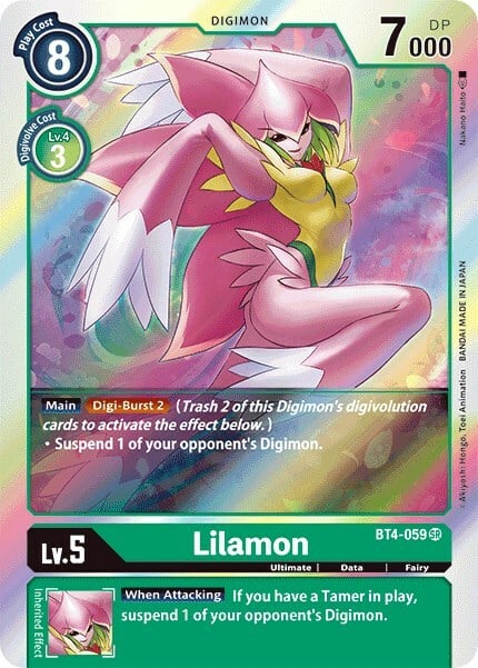 Lilamon Card Front