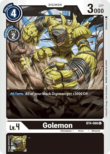Golemon Card Front