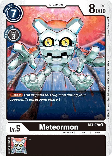 Meteormon Card Front