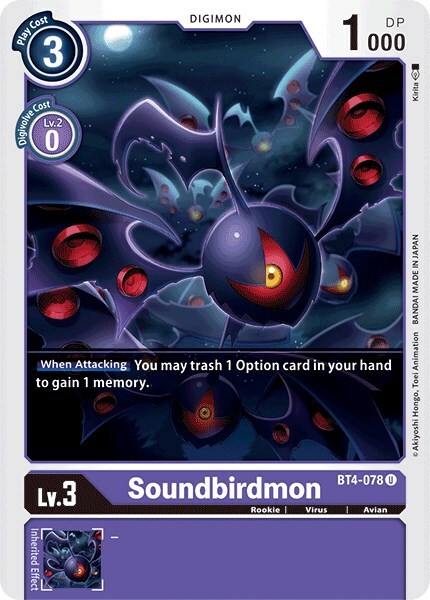 Soundbirdmon Card Front